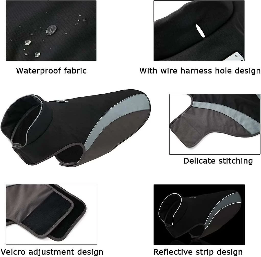 Unbranded Manteau De Chien Réfléchissant Manteaux D’hiver Pour Chiens Gilet Big Dog Résistant Au Froid Chaud Veste De Chien Vêtements De Sécurité 4 Unbranded Manteau De Chien Réfléchissant Manteaux D’hiver Pour Chiens Gilet Big Dog Résistant Au Froid Chaud Veste De Chien Vêtements De Sécurité – Image 4