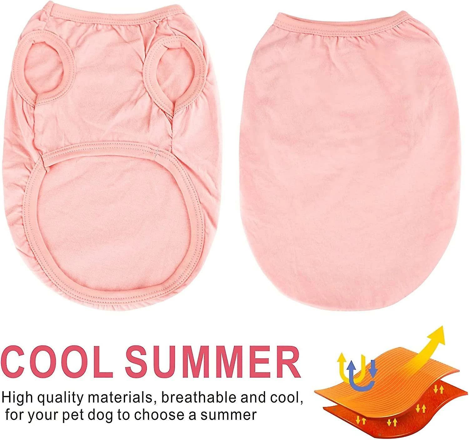 Unbranded Dog Vest T-shirt, Chemise à Capuche Puppy Vest Shirt Vêtements Pour Petits Chiens Moyens Chats Peluche Chihuahua 2 Unbranded Dog Vest T-shirt, Chemise à Capuche Puppy Vest Shirt Vêtements Pour Petits Chiens Moyens Chats Peluche Chihuahua – Image 2