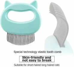 Unbranded Pet Cat Dog Massage Shell Peigne Peigne De Peigne De Chat Brosse De Nettoyage Convient Pour Le Toilettage Des Soins Des Poils D’animaux De Compagnie à La Brosse D’épilation Lâche Brosse Pour Animaux De Compagnie (vert)1pcs -Pet Soin 643777224 max