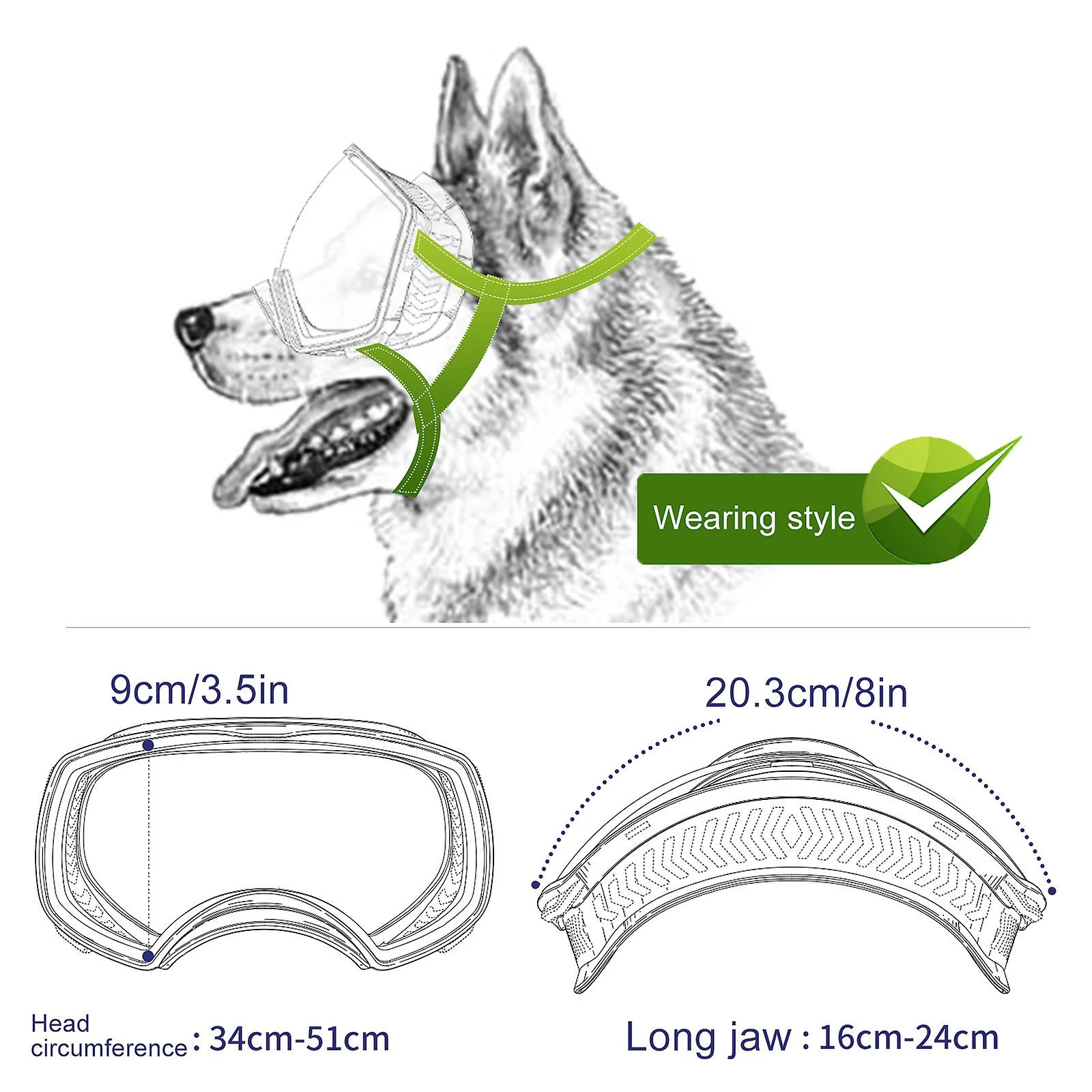 Unbrand Lunettes Pour Animaux De Compagnie à Grande Monture Dog Fournit Des Lunettes De Soleil Résistantes à La Neige Et Aux Ultraviolets Pour Chiens De Grande Et Moyenne Taille 2 Unbrand Lunettes Pour Animaux De Compagnie à Grande Monture Dog Fournit Des Lunettes De Soleil Résistantes à La Neige Et Aux Ultraviolets Pour Chiens De Grande Et Moyenne Taille – Image 2