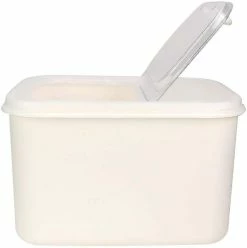 Unbranded Pet Food Bin Pet Food Storage Container Plastic Cat Dog Grain Storage Box