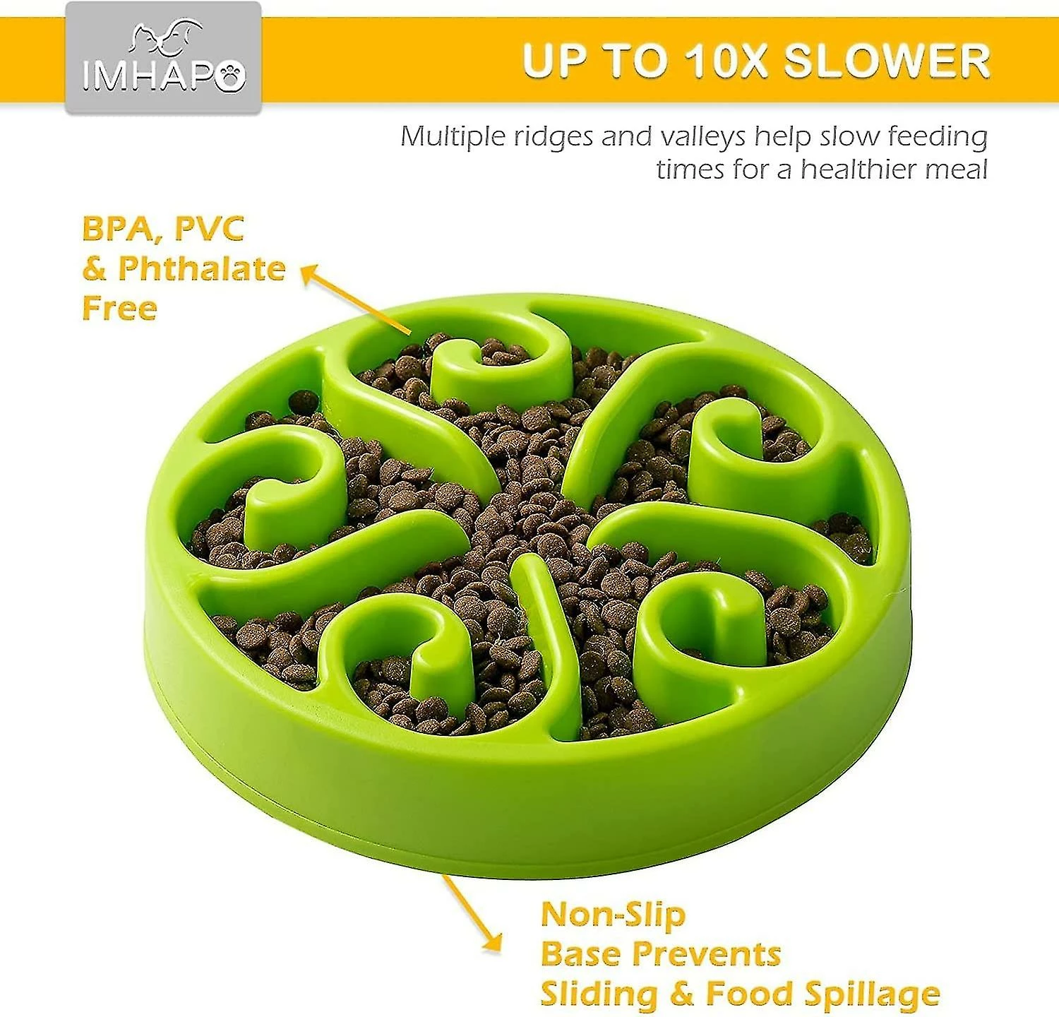 Unbranded Shxx Slow Feeder Dog Bowl, Pet Slow Feeding Plate, Maze Interactive Dog Puzzle, Fun Feeder Expansion Stop Slow Bowl, Non Toxique Et Anti-suffocation, 4 Unbranded Shxx Slow Feeder Dog Bowl, Pet Slow Feeding Plate, Maze Interactive Dog Puzzle, Fun Feeder Expansion Stop Slow Bowl, Non Toxique Et Anti-suffocation, – Image 4