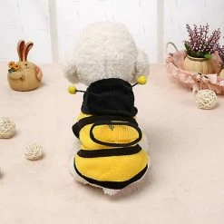 Unbranded Bee Puppy Coat Apparel Dog Cat Hoodies Sweat-shirt Apparel -Pet Soin 647344047 max