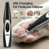 Unbranded Tondeuses Pour Chiens Professionnel Pet Foot Hair Trimmer Dog Growth Scissors Usb Rechargeable Butt Ear Eye Hair Clipper