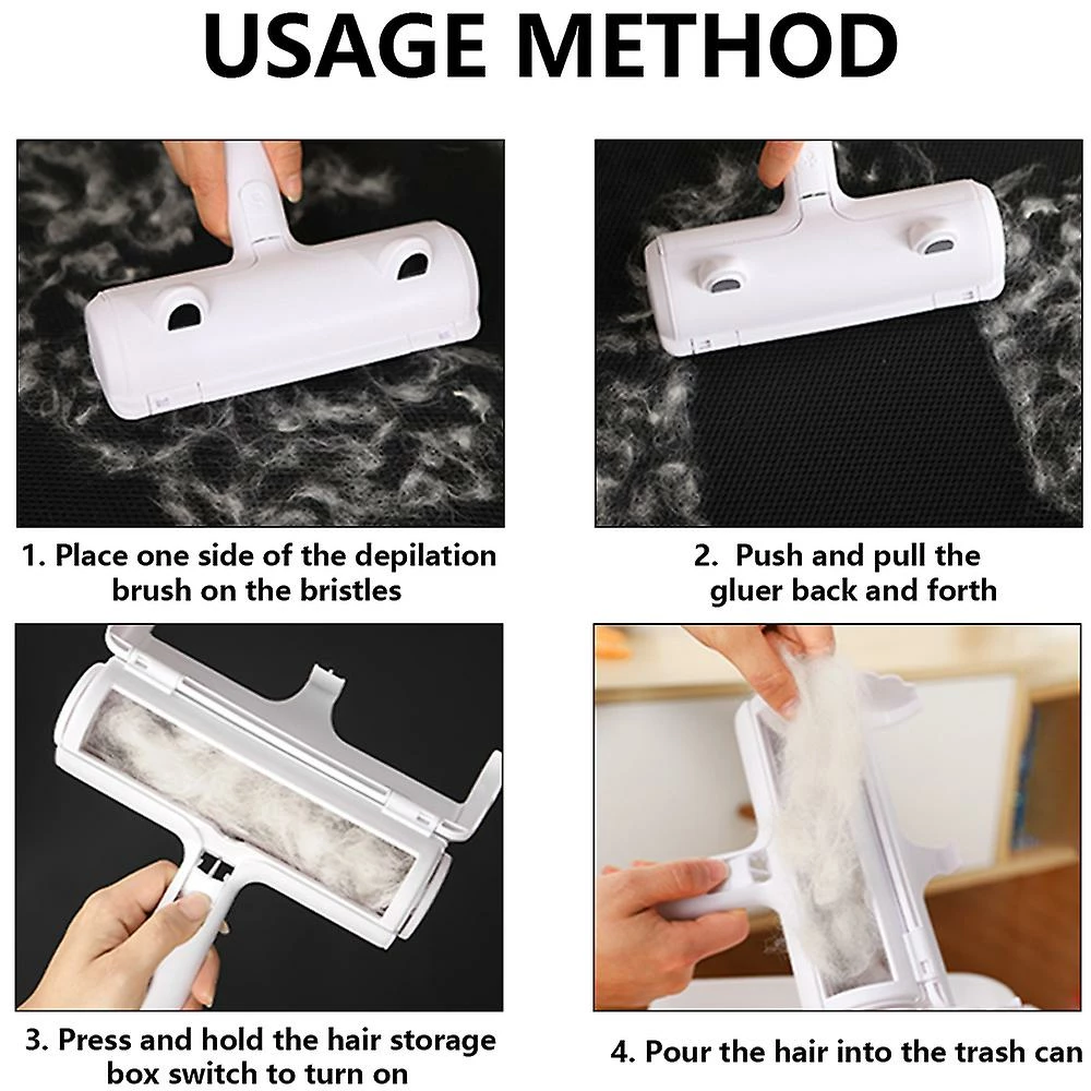 Unbranded 2 Pcs Pet Hair Removel Roller Remover Cleaning Brush Fur Removing Dog Cat Animals Hair Brush Car Clothing Canapé Canapé Tapis Carpets Peignes 3 Unbranded 2 Pcs Pet Hair Removel Roller Remover Cleaning Brush Fur Removing Dog Cat Animals Hair Brush Car Clothing Canapé Canapé Tapis Carpets Peignes – Image 3