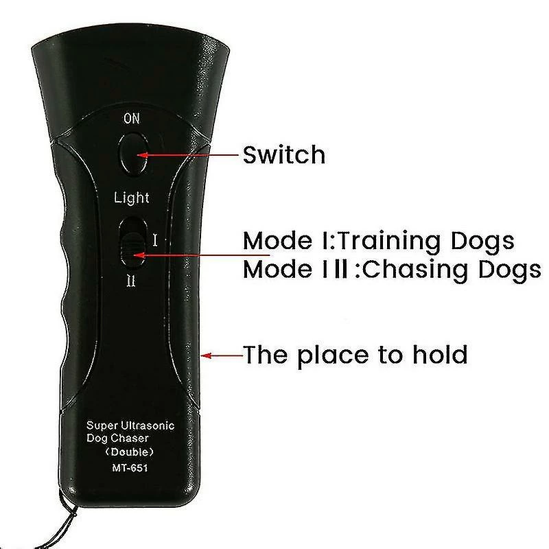 Dxn Pet Gentle Ultrasonic Anti Dog Barking Trainer Led Light Gentle Chaser Device Repeller 4 Dxn Pet Gentle Ultrasonic Anti Dog Barking Trainer Led Light Gentle Chaser Device Repeller – Image 4