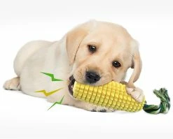 Wjiaer Jouets à Mâcher Pour Chiens Agressifs, Indestructible Tough Durable Squeaky Interactive Dog Toys, Puppy Teeth Chew Corn Stick Toy For Small Meduium Lar -Pet Soin 656131657 max