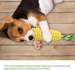 Wjiaer Jouets à Mâcher Pour Chiens Agressifs, Indestructible Tough Durable Squeaky Interactive Dog Toys, Puppy Teeth Chew Corn Stick Toy For Small Meduium Lar -Pet Soin 656131803 max