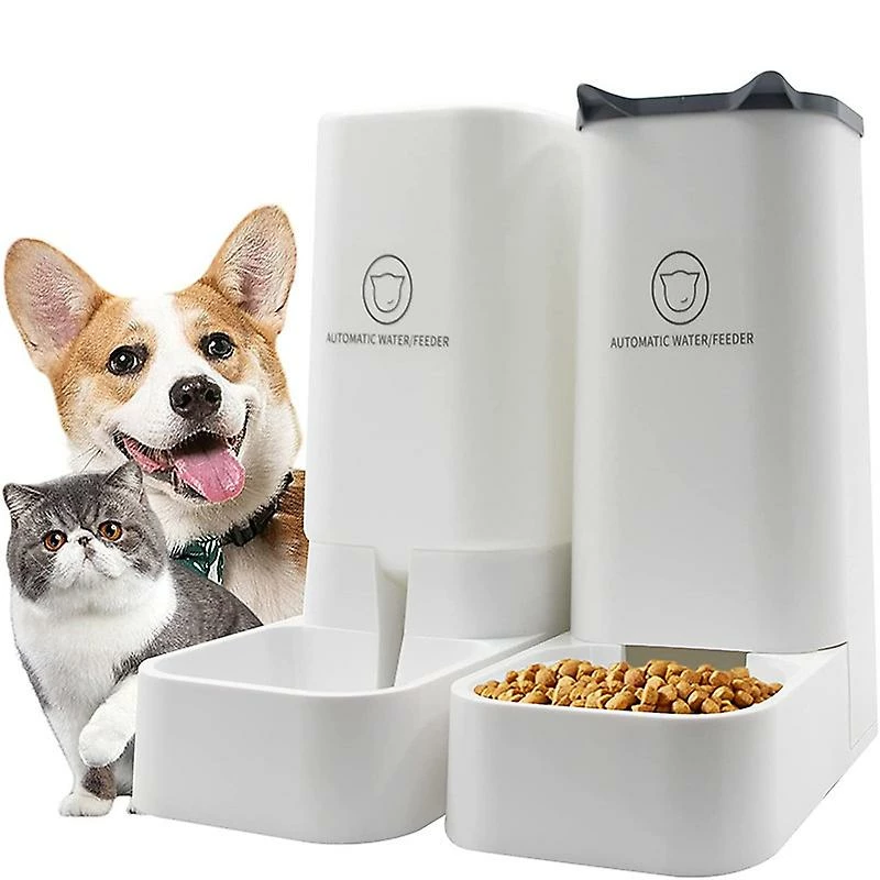 Unbranded 3.8l Automatique Pet Dog Cat Feeder Détachable Grande Capacité Chien Cat Water Dispenser Food Feeding Pet Supplies Pet Fountain Blanc 2 Unbranded 3.8l Automatique Pet Dog Cat Feeder Détachable Grande Capacité Chien Cat Water Dispenser Food Feeding Pet Supplies Pet Fountain Blanc – Image 2