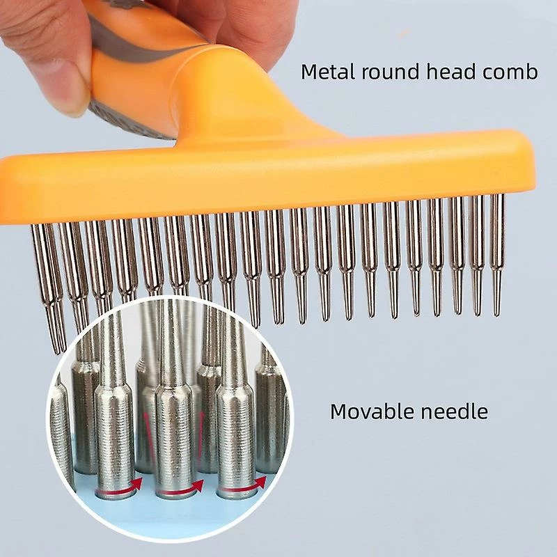 Unbranded 4 Pcs Cat Brush Pet Comb Self Cleaning Slicker Brush Remove Hair Grooming Brush Pet Dematting Comb Beauty Slicker Dog Comb Supplies 3 Unbranded 4 Pcs Cat Brush Pet Comb Self Cleaning Slicker Brush Remove Hair Grooming Brush Pet Dematting Comb Beauty Slicker Dog Comb Supplies – Image 3