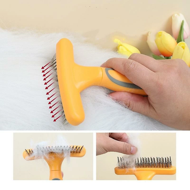 Unbranded 4 Pcs Cat Brush Pet Comb Self Cleaning Slicker Brush Remove Hair Grooming Brush Pet Dematting Comb Beauty Slicker Dog Comb Supplies 4 Unbranded 4 Pcs Cat Brush Pet Comb Self Cleaning Slicker Brush Remove Hair Grooming Brush Pet Dematting Comb Beauty Slicker Dog Comb Supplies – Image 4