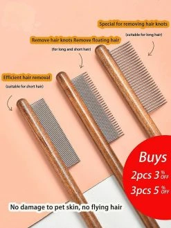 Unbranded Pet Flea Comb Cat Dog Comb Pour Les Puces Tiques Outils D’élimination Brosse De Toilettage En Acier Inoxydable Pour Les Produits D’animaux De Compagnie à Poils Longs Et Courts -Pet Soin 656338278 max