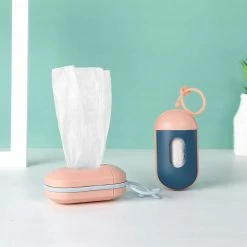 Unbranded 5 Pcs Pet Trash Bag Distributeur Dog Poop Bags Animaux De Compagnie Déchets Sacs à Ordures Plastique Sac à Ordures Cat Distributeur Portable Extérieur Pet Trash Box -Pet Soin 656338338 max