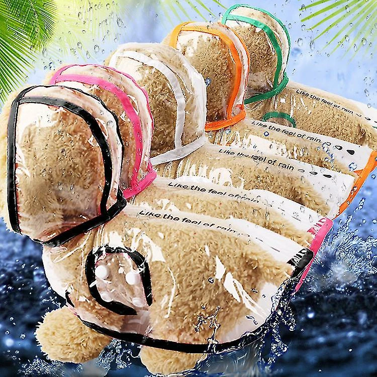 Jccc Pet Jacket Dog Transparent Imperméable Manteau Imperméable Adjuastable Pour Petits Moyens Grands Chiens à Capuche Coupe-vent Design Maison 2 Jccc Pet Jacket Dog Transparent Imperméable Manteau Imperméable Adjuastable Pour Petits Moyens Grands Chiens à Capuche Coupe-vent Design Maison – Image 2