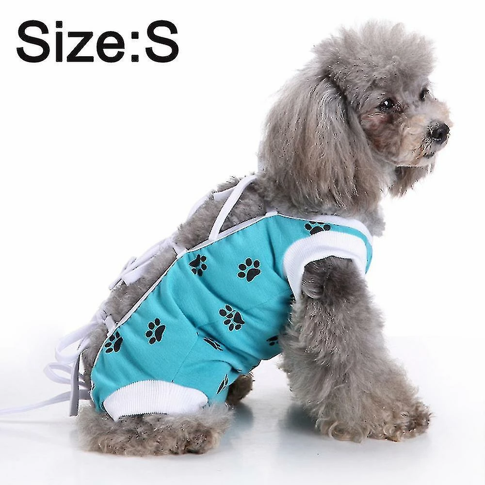 Jccc S;ssy01 Blue Dog Surgery Recovery Suit Puppy And Kitten Soft Surgery Vest 3 Jccc S;ssy01 Blue Dog Surgery Recovery Suit Puppy And Kitten Soft Surgery Vest – Image 3