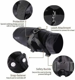 Jccc I;rouge Winter Dog Coats Imperméable à L’eau Chaud Avec Trou De Harnais, Puppy Jacket Gilet Vêtements De Costume Compatible Avec L’hiver Compatible Avec Les Petits Chiens -Pet Soin 659156983 max