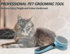 Jccc Cat Brush Soft Dog Grooming Tool Supprime Le Sous-poil Lâche Autonettoyant -Pet Soin 659164049 max