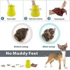 Jccc Pet Supplies Dog Paw Cleaner, Tout En Silicone, Massage Des Deux Côtés -Pet Soin 659165054 max