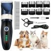 SIGMA Pro Silent Pet Hair Grooming Clipper Trimmer Shaver Dog Electric Shaver Set Uk