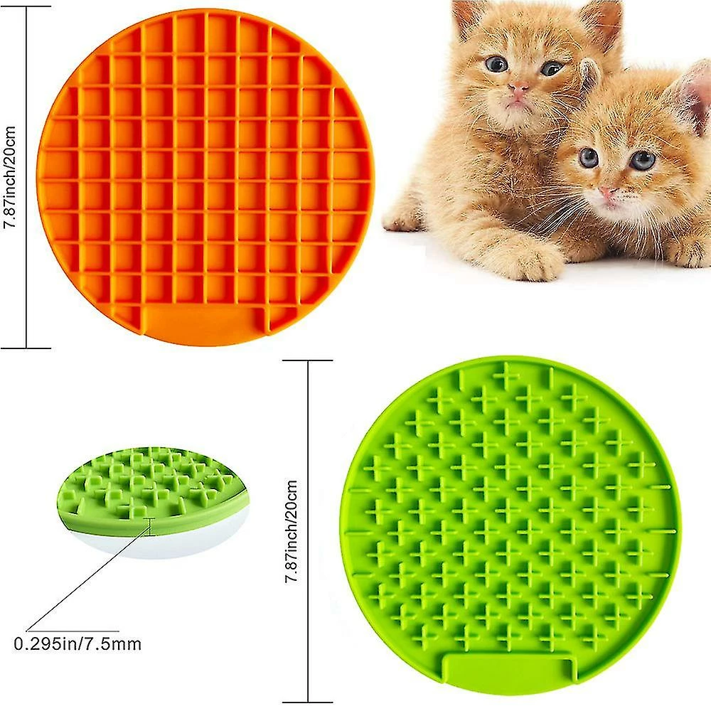 Unbranded 2pcs Pet Lick Pad, Peanut Butter Lick Mat, Soulagement De L’anxiété Fun Dog Feeder / Promouvoir La Santé Pour Le Chat De Chien, Lick Pad Pour Le Toilettage Et La Formation Des Bains D’animaux De Compagnie Fr 5 Unbranded 2pcs Pet Lick Pad, Peanut Butter Lick Mat, Soulagement De L’anxiété Fun Dog Feeder / Promouvoir La Santé Pour Le Chat De Chien, Lick Pad Pour Le Toilettage Et La Formation Des Bains D’animaux De Compagnie Fr – Image 5