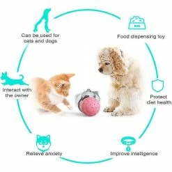 Liangnv Boule De Jouets Pour Chien, Healwe Dog Treat Ball, Healwe Intelligent Toy, Healwe Iq Ball Dog Puppy 7 Liangnv Boule De Jouets Pour Chien, Healwe Dog Treat Ball, Healwe Intelligent Toy, Healwe Iq Ball Dog Puppy -Pet Soin 664152699 max