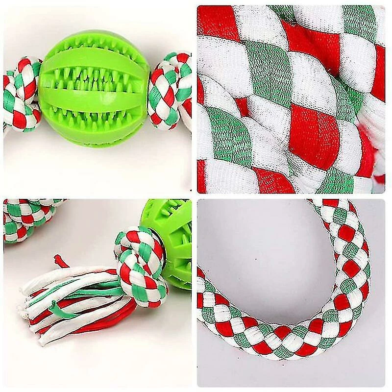 Heytea Jouets Interactifs à Mâcher Pour Chiens, 4 Pcs Healwe Dog Teether Toys Avec Balles Et Ficelles 2 Heytea Jouets Interactifs à Mâcher Pour Chiens, 4 Pcs Healwe Dog Teether Toys Avec Balles Et Ficelles – Image 2