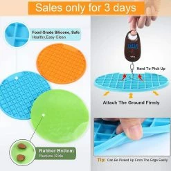 Treingi 2pcs Pet Lick Pad, Peanut Butter Lick Mat, Soulagement De L’anxiété Fun Dog Feeder / Promouvoir La Santé Pour Chien Chat, Lick Pad Pour Pet Bathing Toilettage Et Entraînement 7 Treingi 2pcs Pet Lick Pad, Peanut Butter Lick Mat, Soulagement De L’anxiété Fun Dog Feeder / Promouvoir La Santé Pour Chien Chat, Lick Pad Pour Pet Bathing Toilettage Et Entraînement -Pet Soin 665656025 max