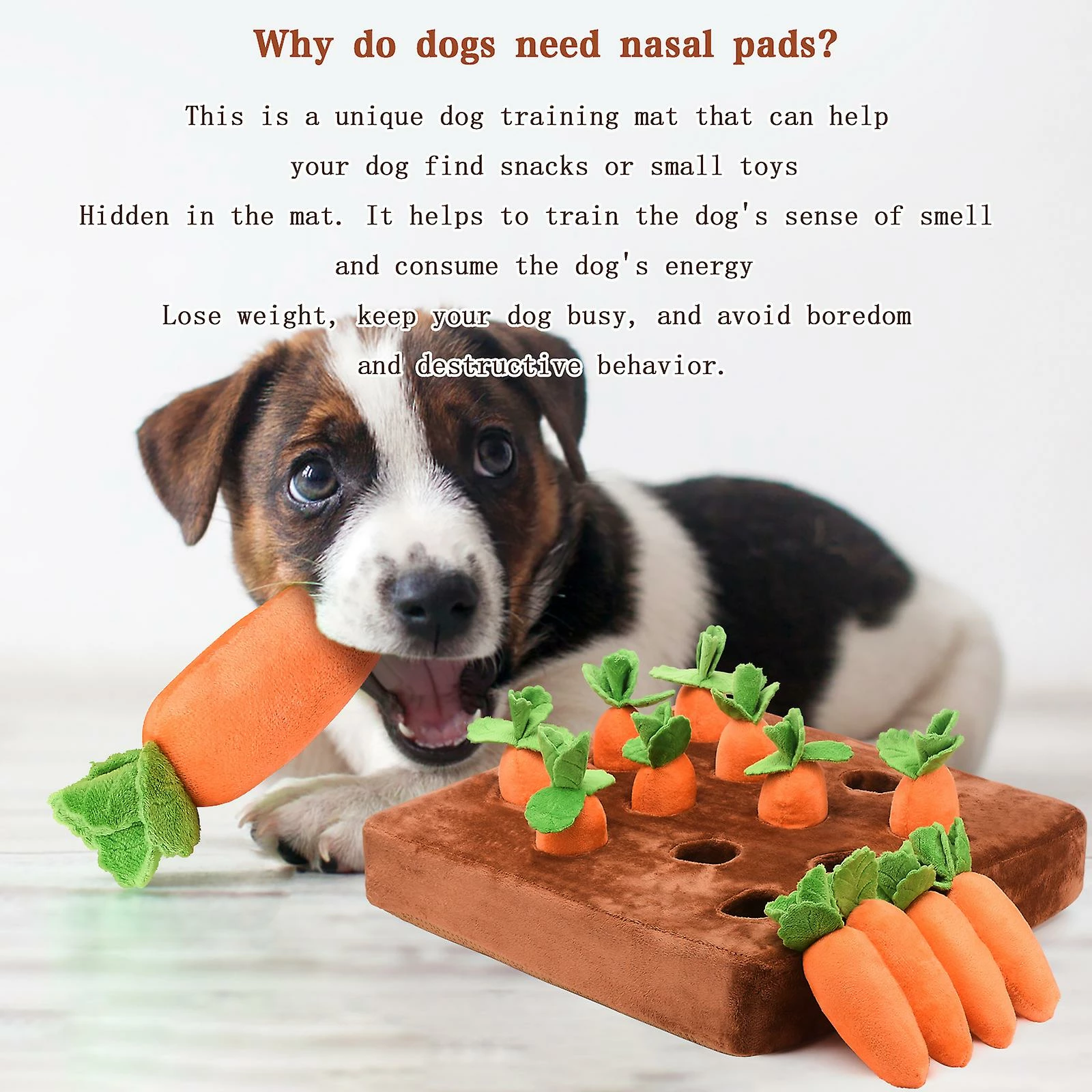 Unbranded Carrot Farm Dog Toys Pet Peluche Training Toys Carotte Farm Dog Cache-cache Jouets 3 Unbranded Carrot Farm Dog Toys Pet Peluche Training Toys Carotte Farm Dog Cache-cache Jouets – Image 3