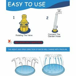 Sevenprin Dog Splash Pool, Anti-slip Dog Splash Pad For Dogs Kids Inflatable Bath Pool Summer Outdoor Garden Water Toys -Pet Soin 670568295 max