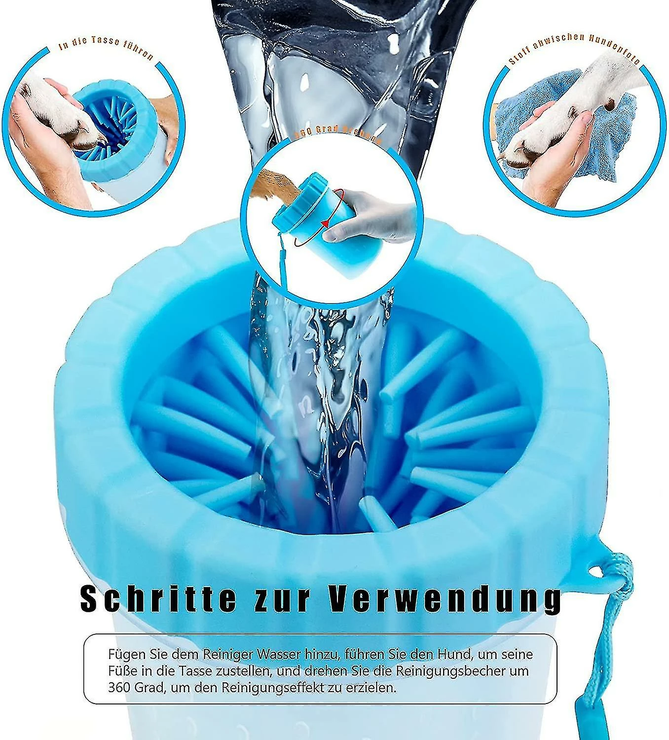 Unbranded Silicone Pet Cleaning Brush Cup Dog Paw Cleaner Portable Pet Paw Cleaner Best For Paw Cleaners Dog Foot Washers 4 Unbranded Silicone Pet Cleaning Brush Cup Dog Paw Cleaner Portable Pet Paw Cleaner Best For Paw Cleaners Dog Foot Washers – Image 4