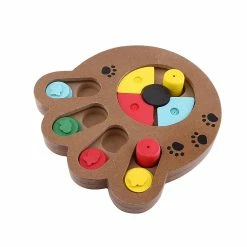 Unbranded 1pc Mignon Chiot Multi-fonctionnel Interactive Nourriture Traitée Jouet En Bois Pour Pet Dog Cat Paw -Pet Soin 678378847 max