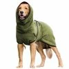 Unbranded Pet Dog Clothes Towelling Séchage Peignoir Manteau Puppy Warm Apparel Aespa