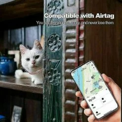 Unbranded Pour Apple Airtag Pet Dog Cat Housse De Protection GPS Tracking Collar Loop Holder.v5 -Pet Soin 678714855 max
