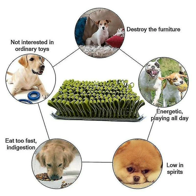 Unbranded Chien De Compagnie Snuffle Mat Nez Odeur Dressage Couverture Sniffing Pad Slow Toys|dog Jouets 5 Unbranded Chien De Compagnie Snuffle Mat Nez Odeur Dressage Couverture Sniffing Pad Slow Toys|dog Jouets – Image 5