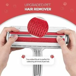 Unbranded Pet - Dog Cat Fur Remover With Self-cleaning Base - Efficient Animal Hair Removal Tool - For Furniture, Couch, Carpet, C -Pet Soin 684967648 max
