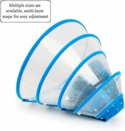 Unbranded Pet Cone Recovery Dog Cone Réglable Collier Pour Chien Collier Rembourré Clair Avec Bord Souple Respirant, Cône De Chiot En Plastique Protéger La Récupération De La Chirurgie Du Cou 7 Unbranded Pet Cone Recovery Dog Cone Réglable Collier Pour Chien Collier Rembourré Clair Avec Bord Souple Respirant, Cône De Chiot En Plastique Protéger La Récupération De La Chirurgie Du Cou -Pet Soin 684970599 max