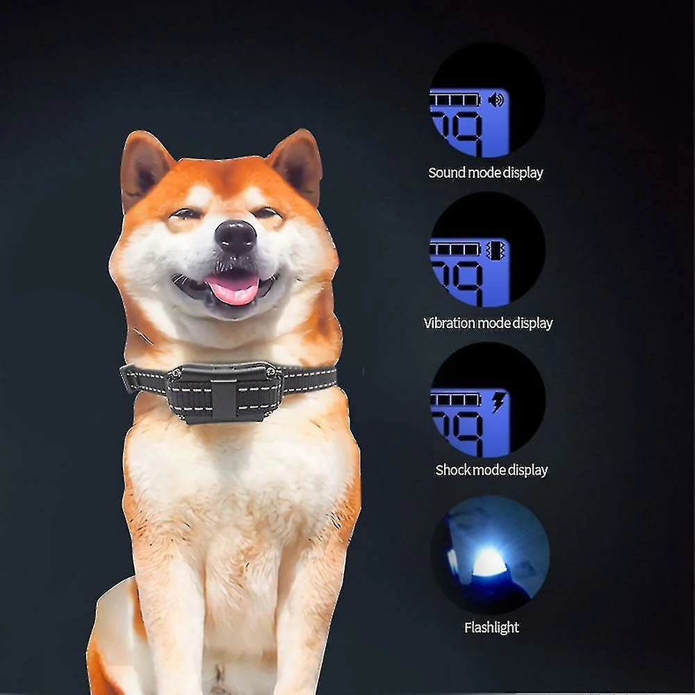 Unbranded Dog Stop Bark Collar Remote Control Dog Training Device Waterproof Reflective Pet Collar 5 Unbranded Dog Stop Bark Collar Remote Control Dog Training Device Waterproof Reflective Pet Collar – Image 5