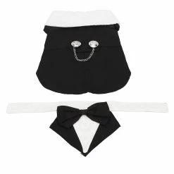 Unbranded Dog Suit Soft Breathable Fashionable Bow Tie Puppy Costume For Wedding Birthday Party Black 6 Unbranded Dog Suit Soft Breathable Fashionable Bow Tie Puppy Costume For Wedding Birthday Party Black -Pet Soin 686334172 max