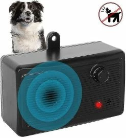 Unbranded Th Outdoor Ultrasonic Bark Control - No Barking Deterrent For All Dog Sizes1pcs-black Free Shipping