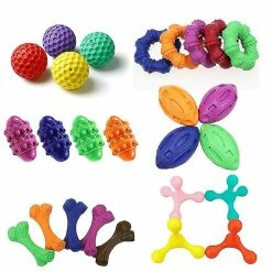 Unbranded Pets Indestructable Balls Puzzle Rubber Treat Squeaky Interactive Chew Dog For Aggressive Chewers Free Shipping -Pet Soin 686370325 max