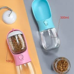 Unbranded Outdoor Eco-friendly Multifunctional Food Feeder Portable Pet Water Bottle Dog And Cat Livraison Gratuite -Pet Soin 688128540 max