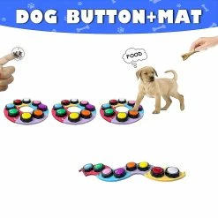 Unbranded Dog Treat Button Set Dog Enregistrable Training Buttons Dog Speech Training Buzzers Presser Sound Toys For Communication 6 Unbranded Dog Treat Button Set Dog Enregistrable Training Buttons Dog Speech Training Buzzers Presser Sound Toys For Communication -Pet Soin 688361370 max