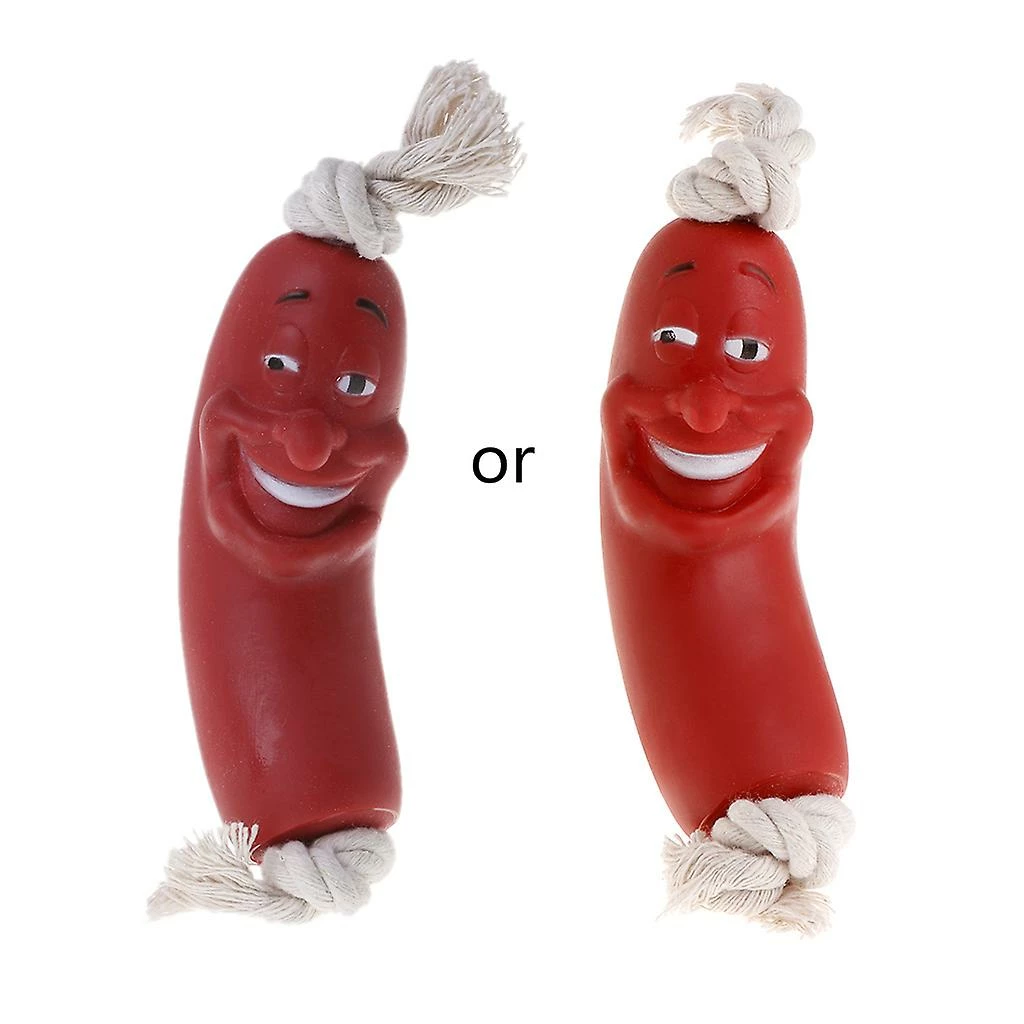 Unbranded Dog Molar Stick Tug Of War Mâcher Jouet Teething Sausage Shape Interactive Toy 1 Unbranded Dog Molar Stick Tug Of War Mâcher Jouet Teething Sausage Shape Interactive Toy