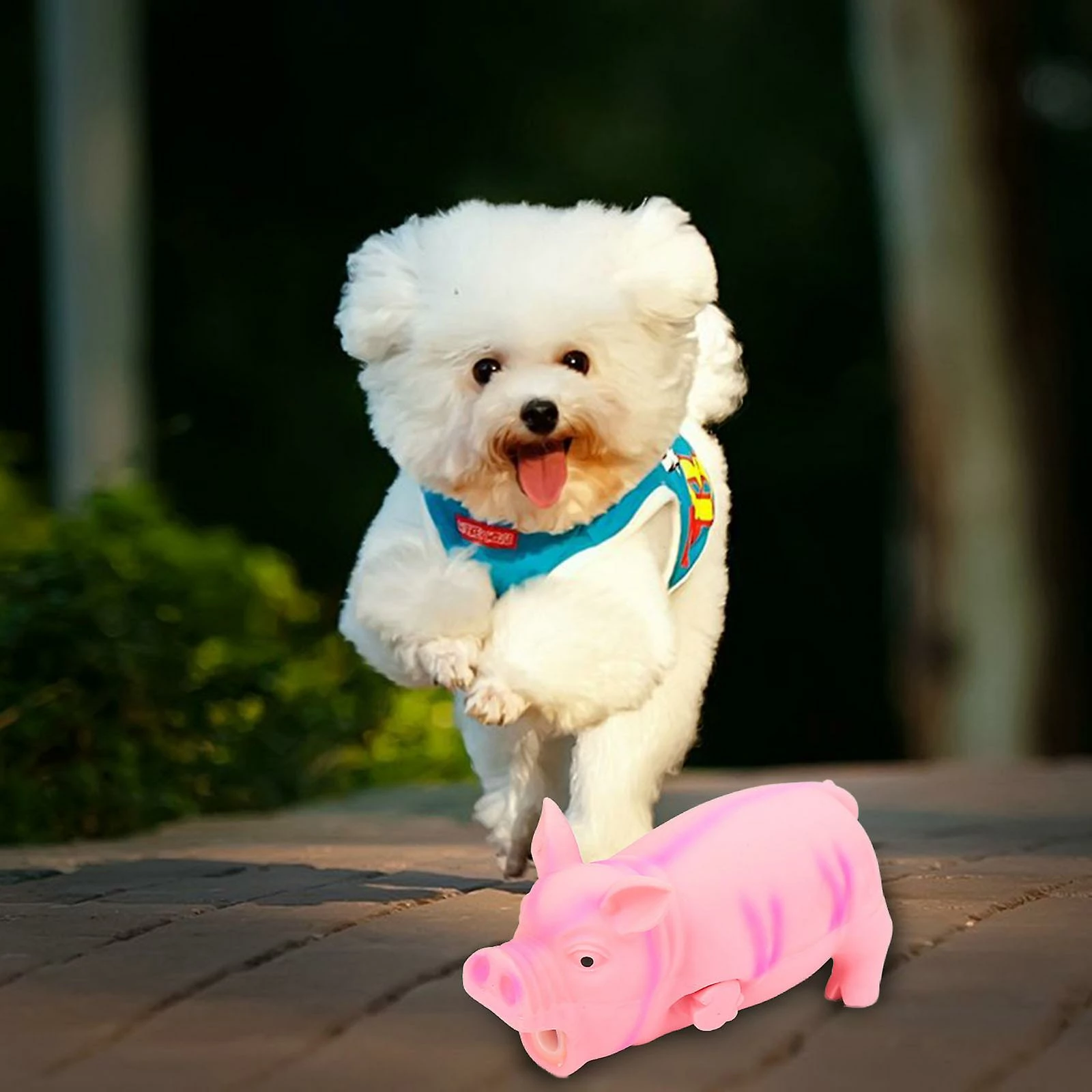 Unbranded Dog Toy Squeak Latex Pig Natural Rubber Animal Interactive Chew Toys Pour Chiens 2 Unbranded Dog Toy Squeak Latex Pig Natural Rubber Animal Interactive Chew Toys Pour Chiens – Image 2