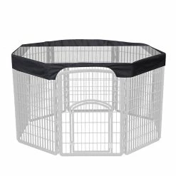 Unbranded Pet Playpen Cover Dog Playpen Mesh-top Cover Outdoor Pet Escape Prevent Accs