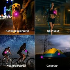 Szlzkj Pet Dog Collar Highlight Led Luminous Pendentif Imperméable à L’eau USB Charge Anti-perdu Collier Nuit Sécurité Clignotant -Pet Soin 691441193 max