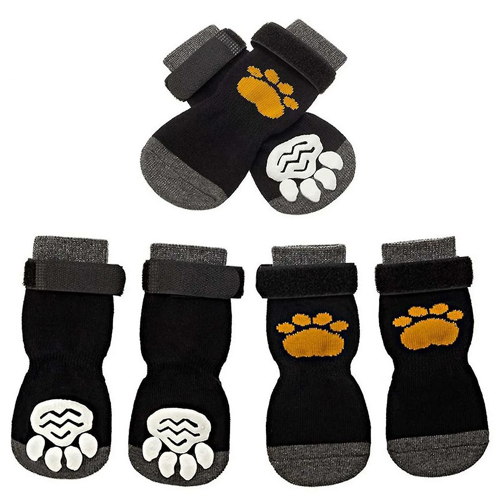 Unbranded 2pairs Imperméables à L’eau Winter Pet Dog Shoes, 8pcs Anti-dérapant Rain Snow Boots Chaussures Épais Chaud Pour Les Petits Chats Puppy Dogs Chaussettes 2 Unbranded 2pairs Imperméables à L’eau Winter Pet Dog Shoes, 8pcs Anti-dérapant Rain Snow Boots Chaussures Épais Chaud Pour Les Petits Chats Puppy Dogs Chaussettes – Image 2