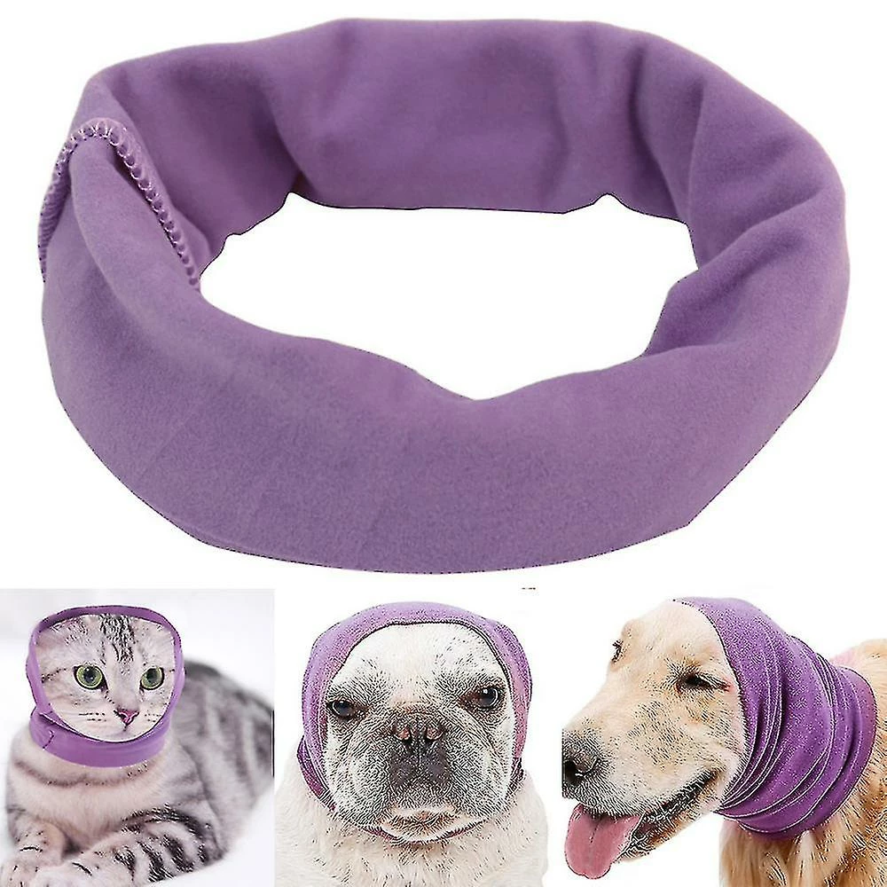 Unbranded Pet Dog Cat Hat Soulagement De L’anxiété Toilettage Housse D’oreille Muffs Protect Scarf 1 Unbranded Pet Dog Cat Hat Soulagement De L’anxiété Toilettage Housse D’oreille Muffs Protect Scarf