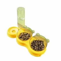 Unbranded Pet Feeder Alimentation En Eau Potable Remplissage Automatique D’eau Cat Dog Double Bowl -Pet Soin 695026475 max