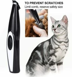Unbranded Portable Électrique Animaux Tondeuses à Cheveux Paw Trimmer Professional Mini Pet Pédicure Couper Pied Outil Low Noise Dog Cat Hair Clipper Pour Pet Petites Zones H -Pet Soin 700035675 max